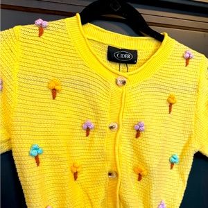 NWT Cider crop sweeter